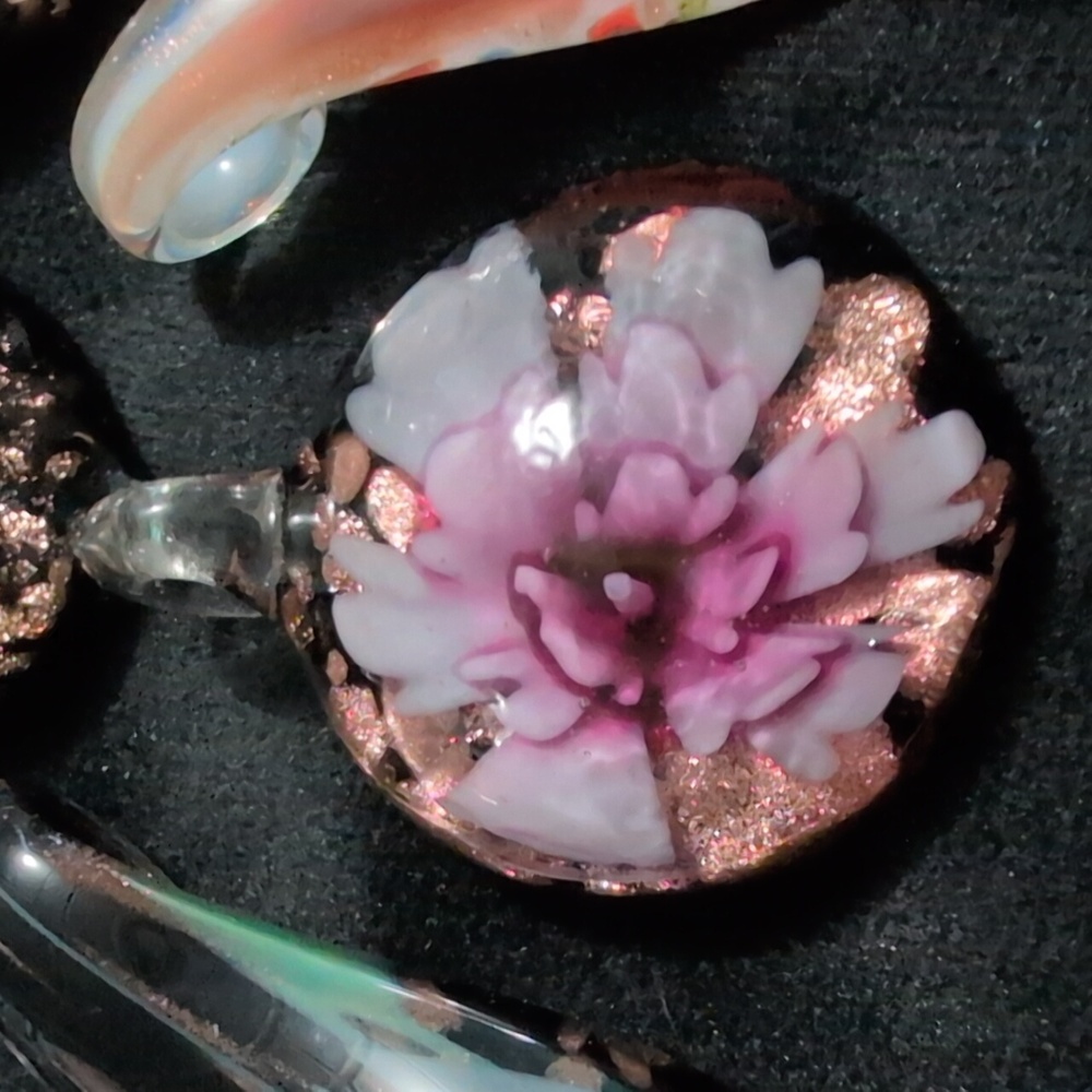 Colorful Glass Pendant Set - Picture 6 of 8